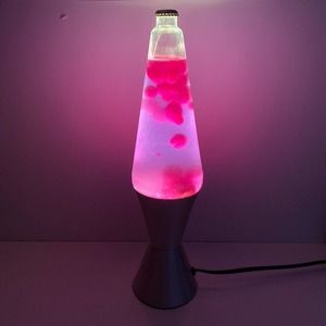 Lava Lamp Vinatge‎ Purple Pink Starlite Base Lamp See Pictures and Video